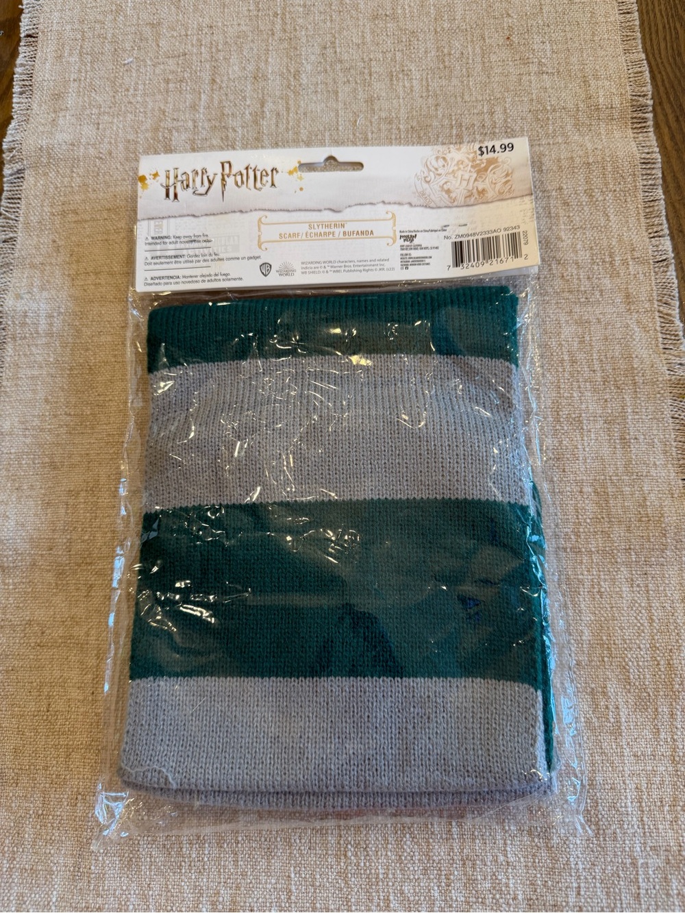 NEW! Harry Potter Slytherin Knit Scarf - Picture 4 of 4